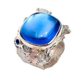Inel Argint London Blue Topaz Amalia