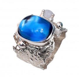 Inel Argint London Blue Topaz Paris