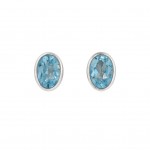 Cercei Argint Blue Topaz Andra 