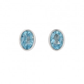 Cercei Argint Blue Topaz Andra 