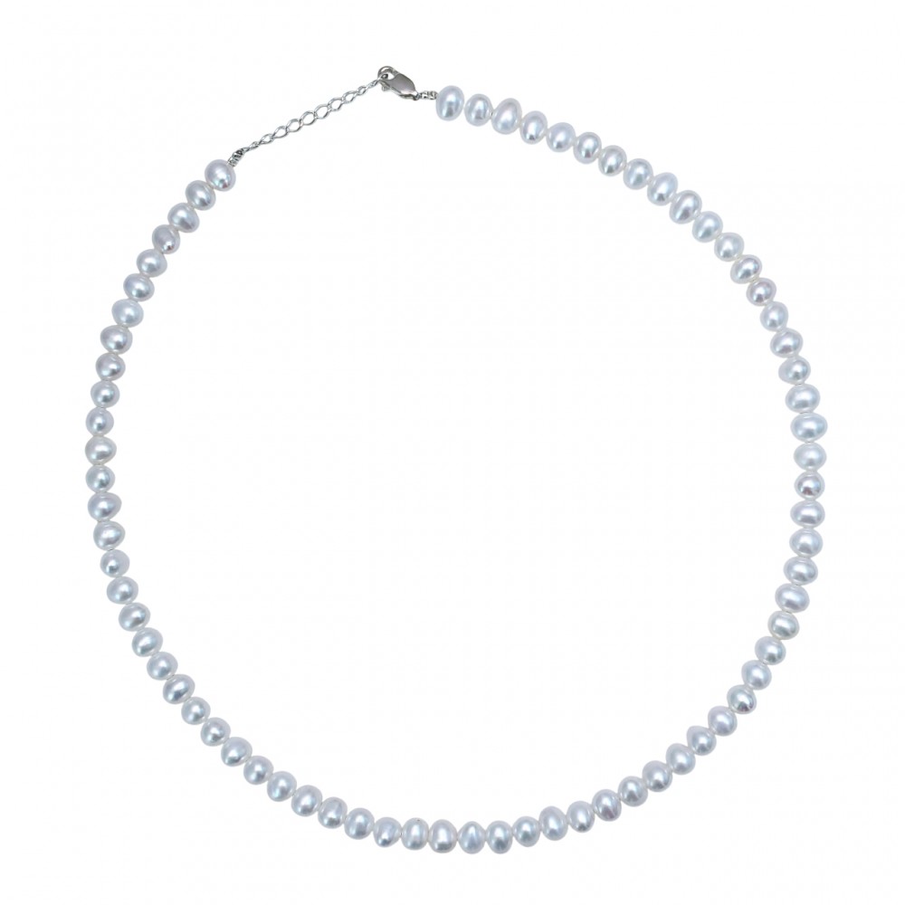 Colier Argint Perle Diana