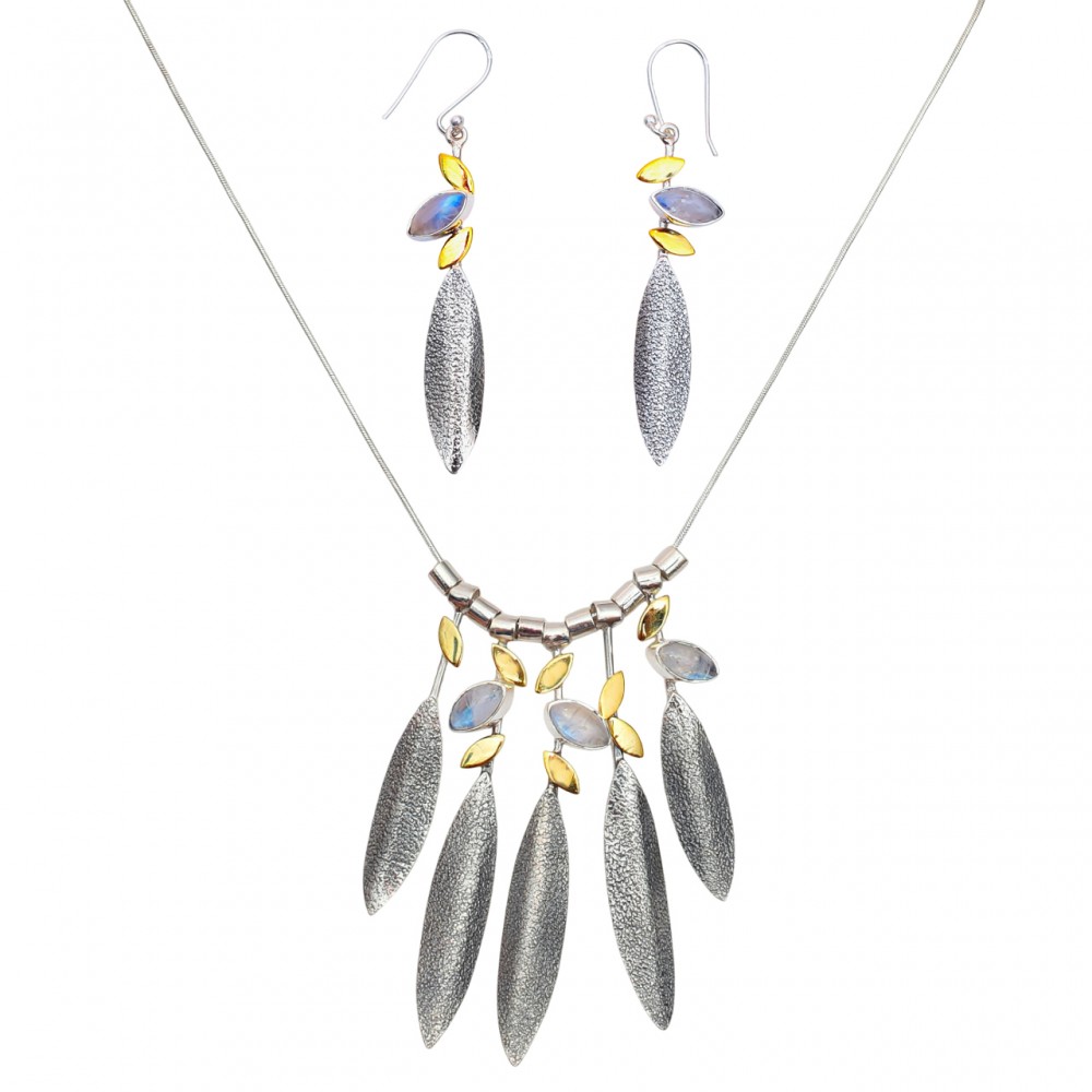 Set Argint Piatra Lunii Sansa