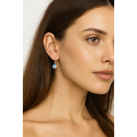 Cercei Argint Blue Topaz Riga