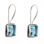 Cercei Argint Blue Topaz Vilnius