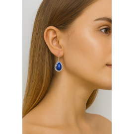 Cercei Argint Lapis Lazuli Amalia