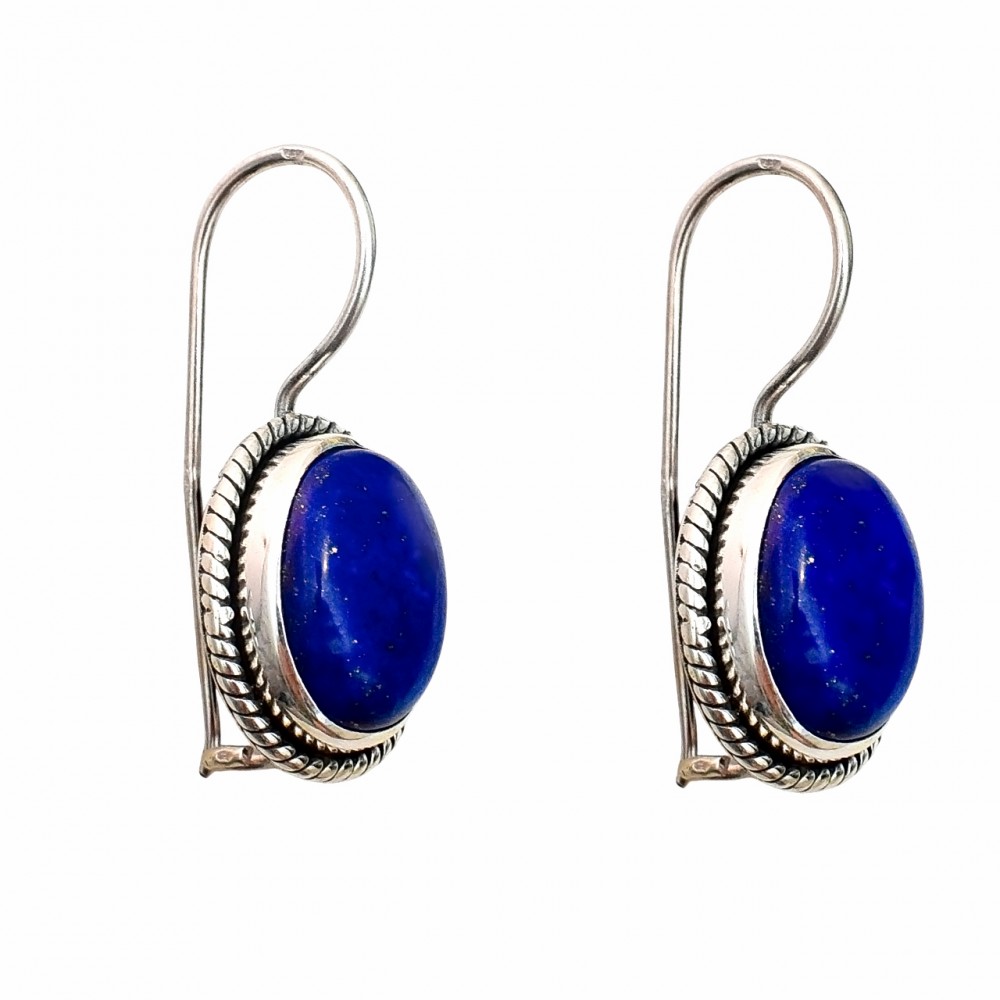 Cercei Argint Lapis Lazuli Sidney