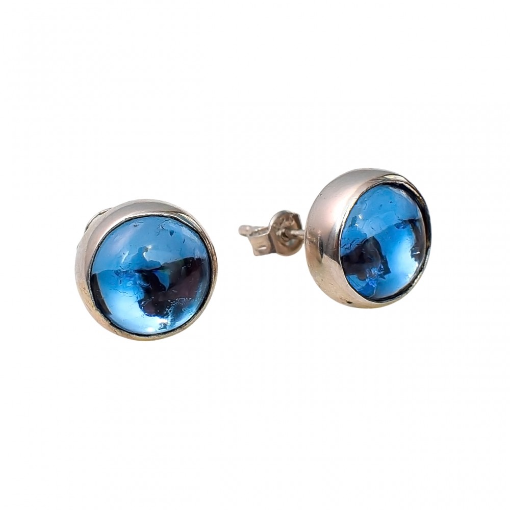 Cercei Argint London Blue Topaz Kioto