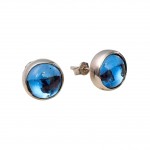 Cercei Argint London Blue Topaz Kioto