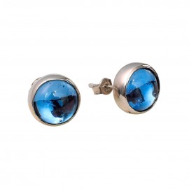 Cercei Argint London Blue Topaz Kioto