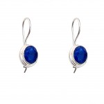 Cercei Argint Safir Kendra