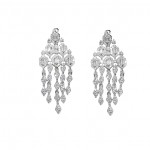 Cercei Argint Zirconii Chandelier