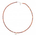 Colier Argint Granat Star