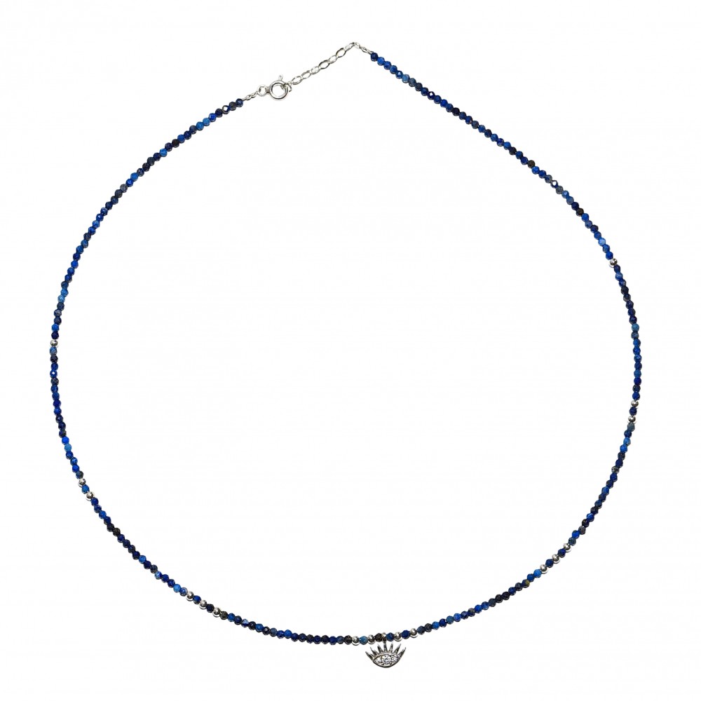 Colier Argint Lapis Lazuli Stary Eye