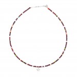 Colier Argint Turmaline Rainbow