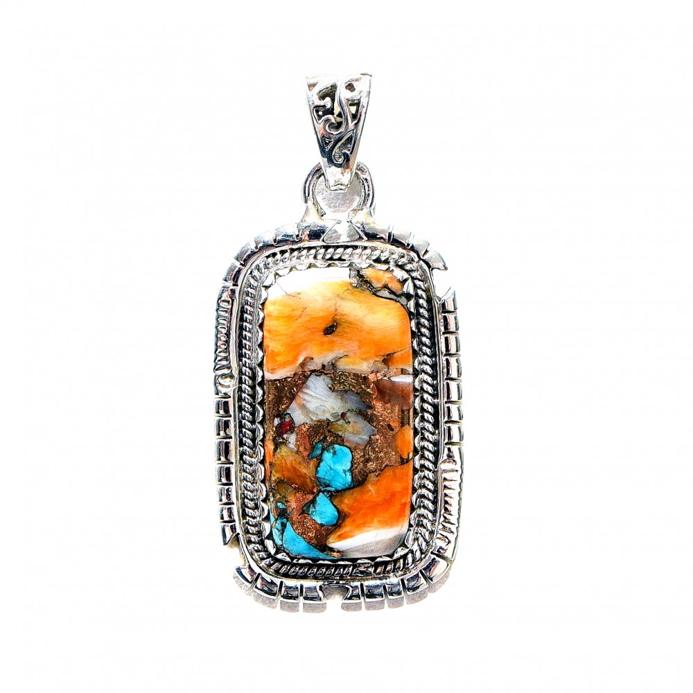 Pandantiv Argint Oyster Turquoise Anais