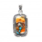 Pandantiv Argint Oyster Turquoise Anais