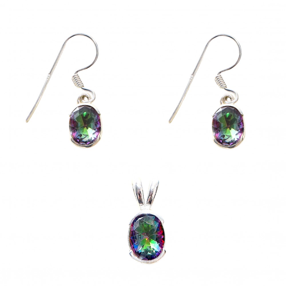 Set Argint Topaz Mistic Paris