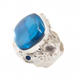 Inel Argint London Blue Topaz Amalia