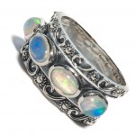 Inel Argint Opal Etiopian Angelis