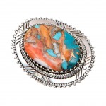 Inel Argint Oyster Turquoise Carmine