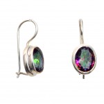 Cercei Argint Topaz Mistic Lilet
