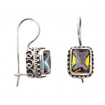 Cercei Argint Topaz Mistic Regina