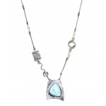 Colier Argint Larimar Diana