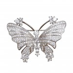 Brosa Argint Zirconii Imperial