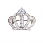 Brosa Argint Zirconii Queen