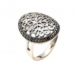 Inel Argint Marcasite Aretha