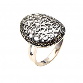Inel Argint Marcasite Aretha