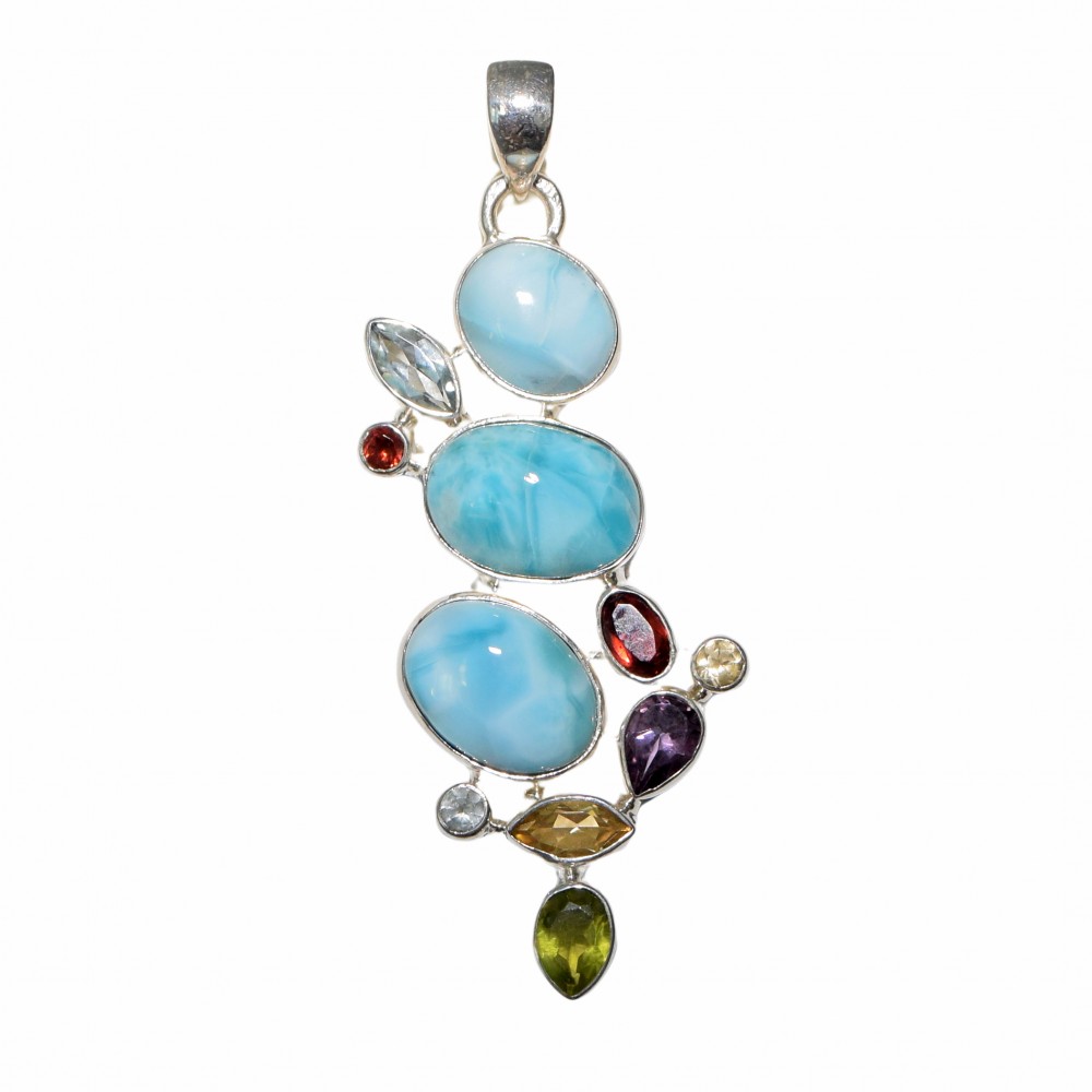 Pandantiv Argint Larimar Magical Crystals