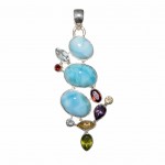 Pandantiv Argint Larimar Magical Crystals
