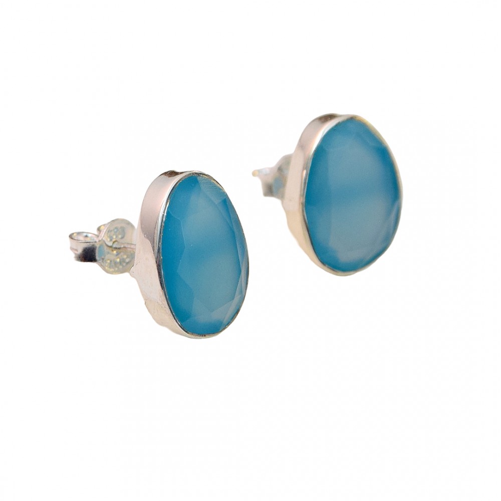 Cercei Argint Calcedonia Adonis