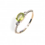 Inel Argint Peridot Sandra