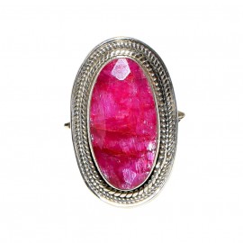Inel Argint Rubin Ruby
