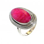 Inel Argint Rubin Ruby