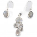Set Argint Piatra Lunii Julia