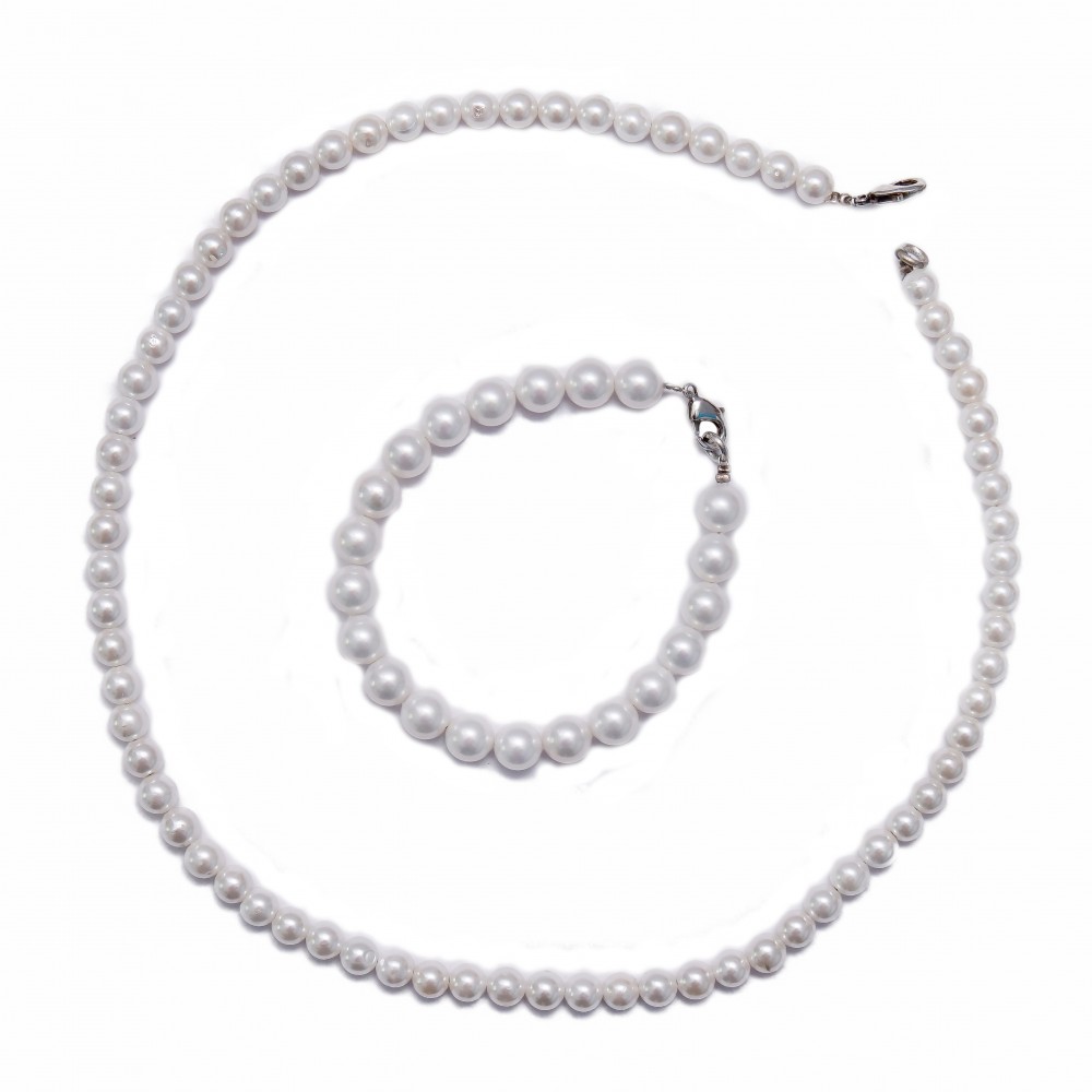 Set Argint Perle Sublime