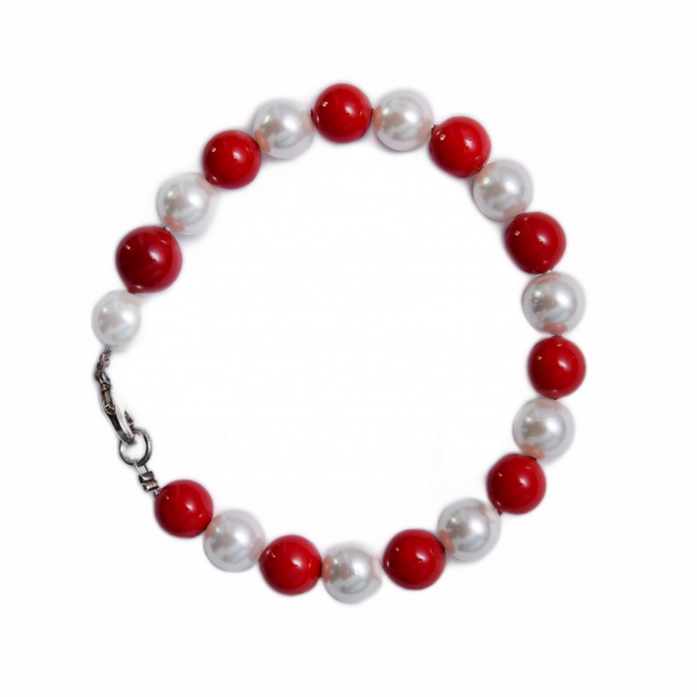 Bratara Argint Perle Diane