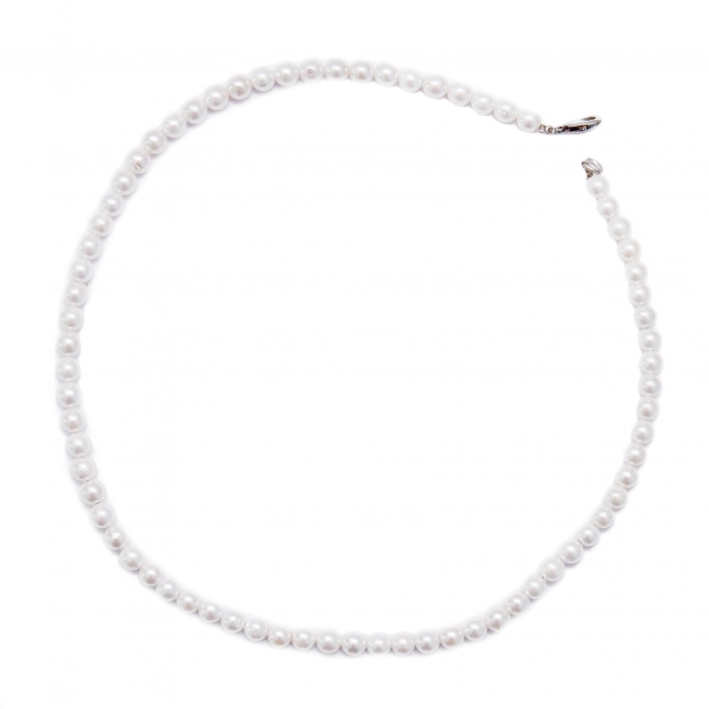 Colier Argint Perle Simplicity