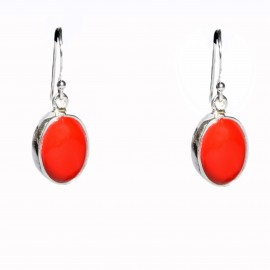 Set Bijuterii Argint Coral si Granat Grace