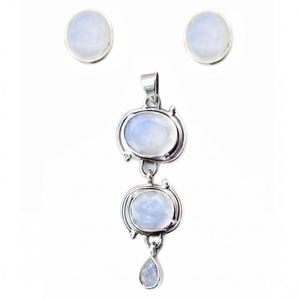 Set Argint Piatra Lunii Chiara