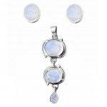 Set Argint Piatra Lunii Chiara