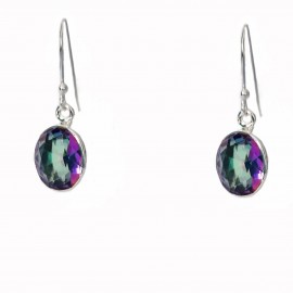 Set Argint Topaz Mistic si Ametist Serenity