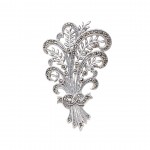 Brosa - Pandantiv Argint Marcasite Spice de Grâu