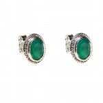 Cercei Argint Jad Verde Victoria
