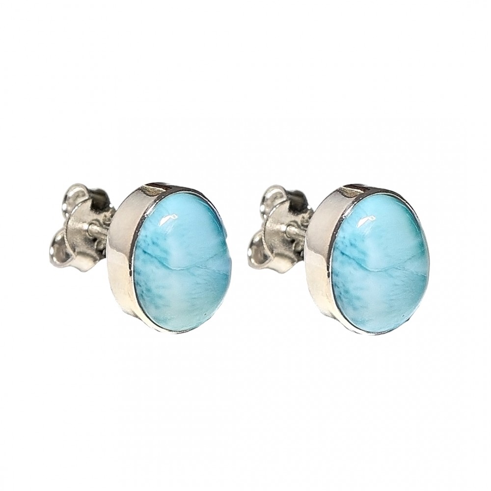 Cercei Argint Larimar Denise