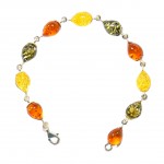 Brățară Argint Chihlimbar Multicolor Carla