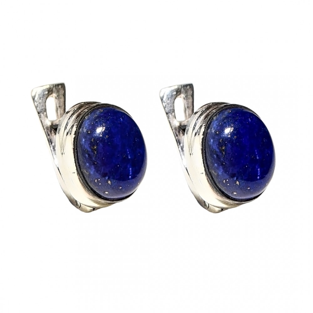 Cercei Argint Lapis Lazuli Sagge